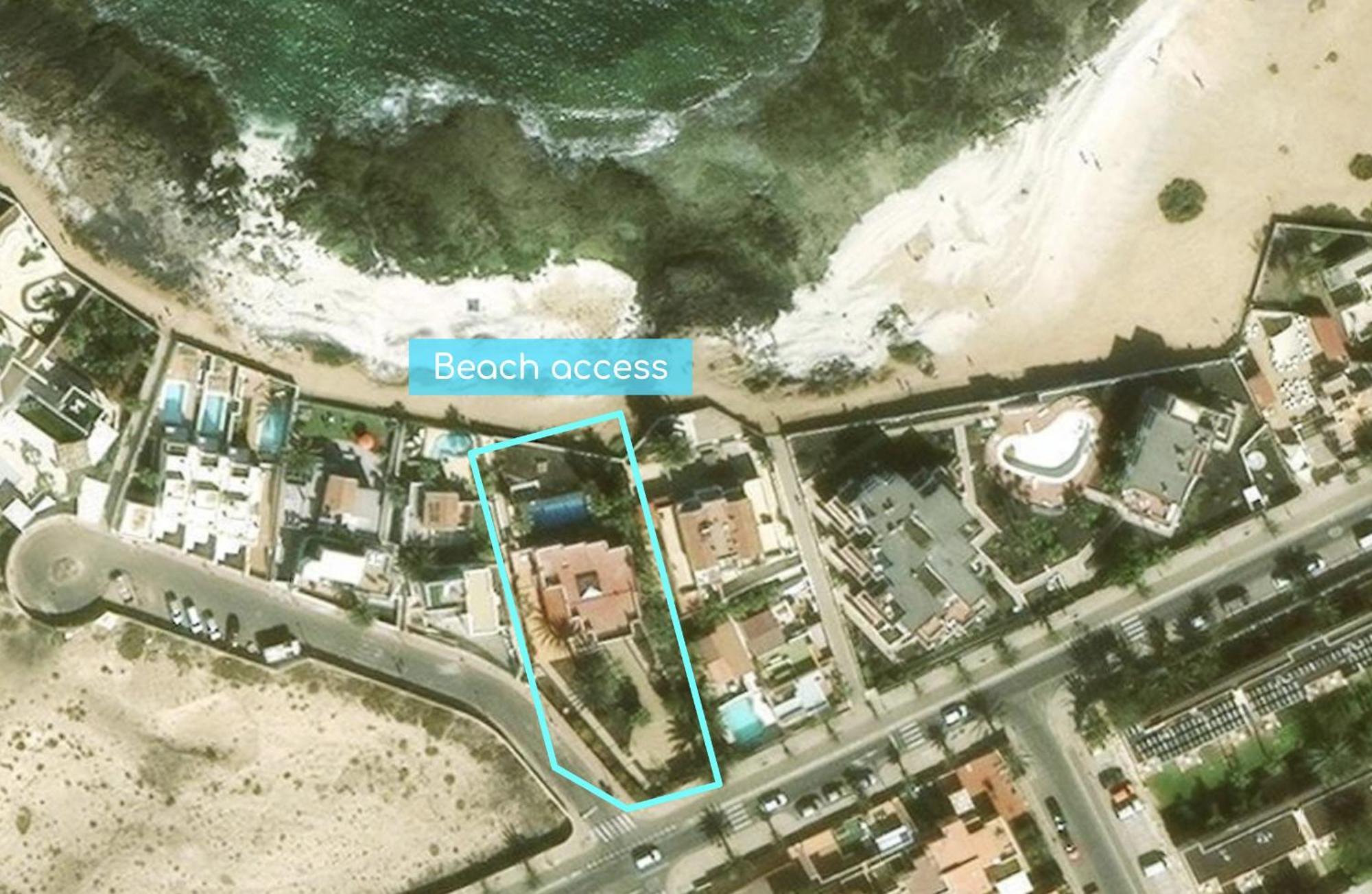 Villa Los Flamencos By Veaco- Beachfront & Pool Corralejo Exterior foto